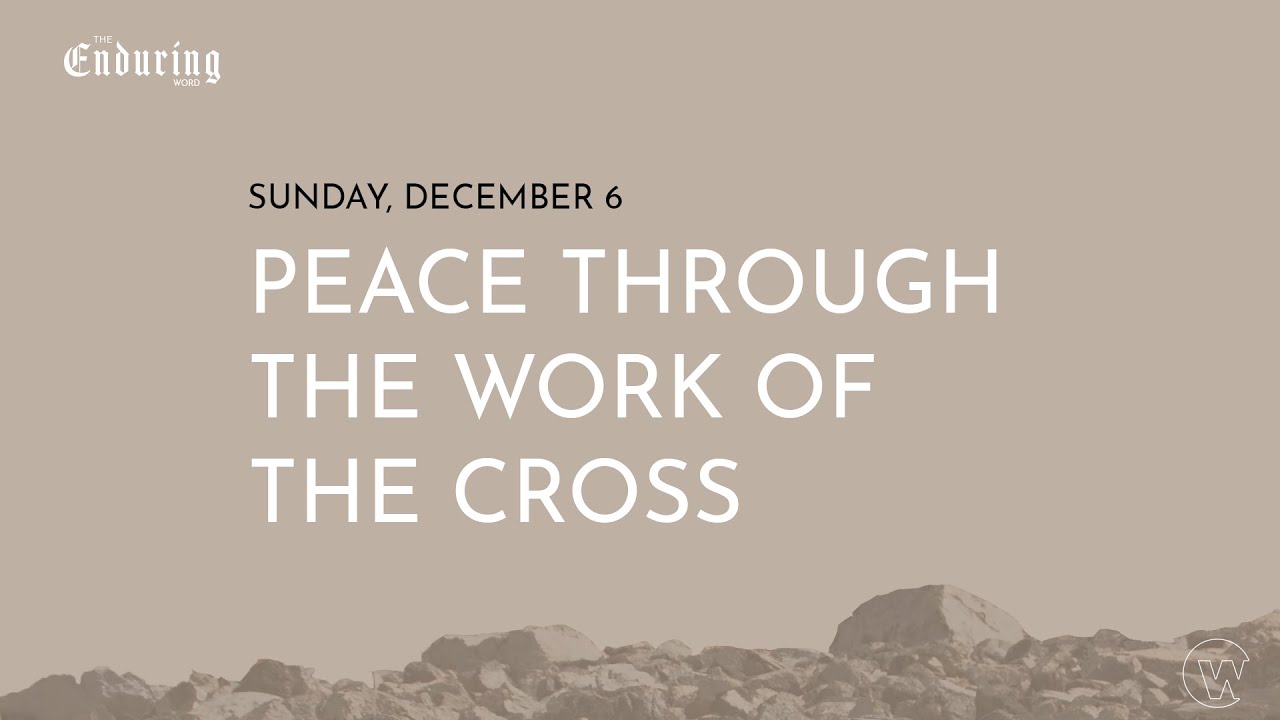 Peace through the Work of the Cross