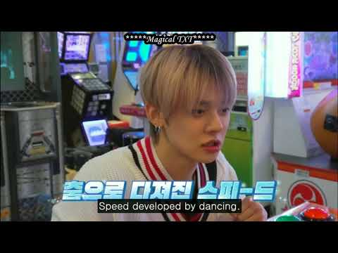 Yeonjun Playing at Arcade