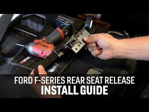 Ford F-Series Rear Seat Release Install Guide + How-To