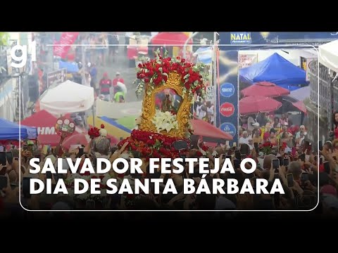 Jornal Hoje: Salvador celebra o Dia de Santa Bárbara