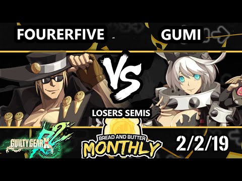 BnB 9 GGXRD2 - fourerfive (Johnny) Vs. GUMI (Elphelt) - Guilty Gear XRD Rev 2 Losers Semis