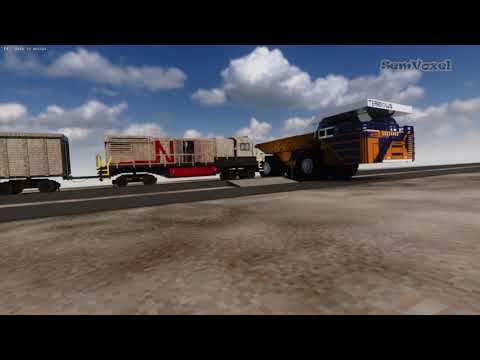 Belaz vs Train Teardown