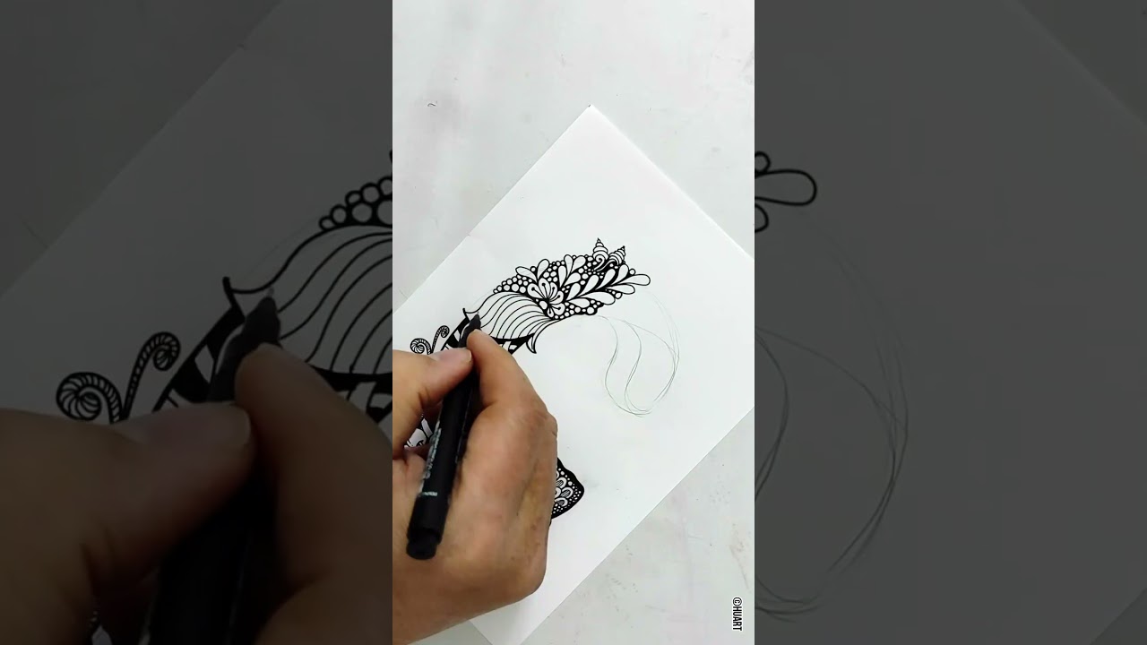 zentangle art #shorts