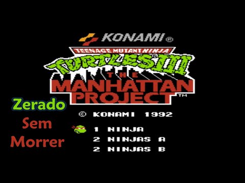 Teenage Mutant Ninja Turtles III - The Manhattan Project - Longplay - Nes (No Death)