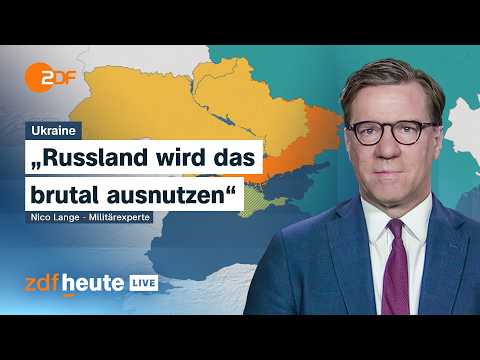 Militärexperte Lange: So bedroht der Iran-Krieg den Krieg in der Ukraine | ZDFheute live