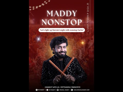 MADDY NON STOP | MRUNAL MADDY | NON STOP GARBA 2024 | EDM GARBA | TRANTAALI NONSTOP | RJMADDY