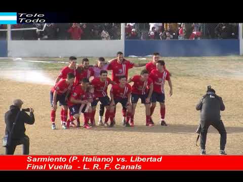 Sarmiento (P. Italiano) vs. Libertad  Segunda Final  - L. R. F. Canals 10-7-2022