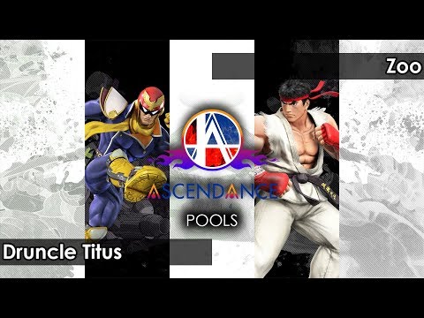 Smash 4: FSF | Druncle Titus (Captain Falcon) V Zoo (Ryu) - Ascendance 67 Tournament SSB4