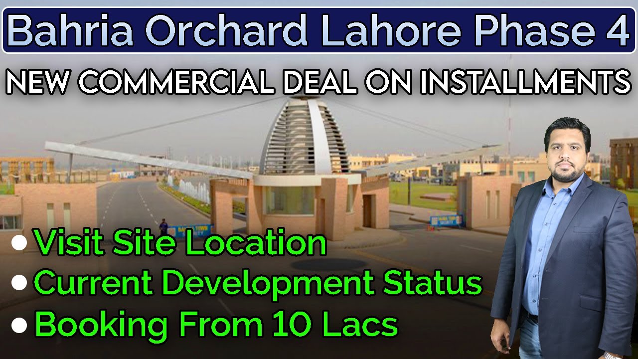 Bahria Orchard Phase 4 | New Commercial Deal On Installments | Best Video | March 2023