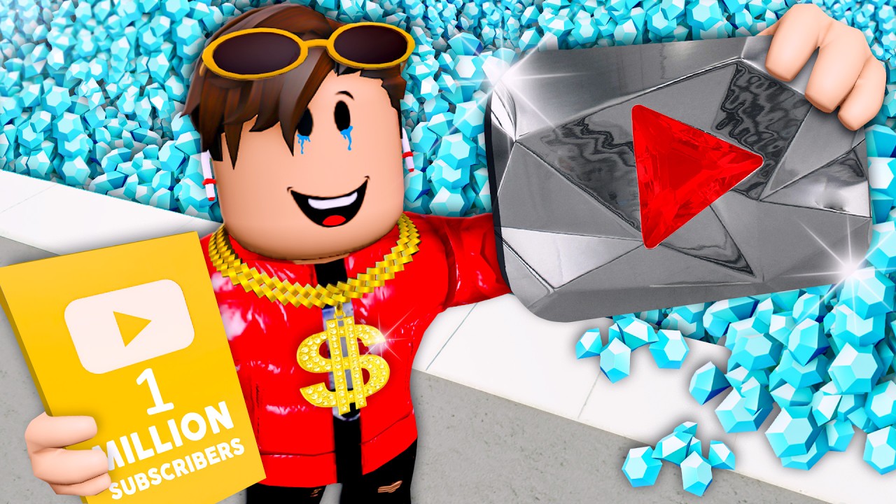 YOUTUBE Turned Him Into A TRILLIONAIRE! (A Roblox Movie)