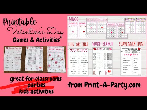 image-How do you play Valentine's BINGO?