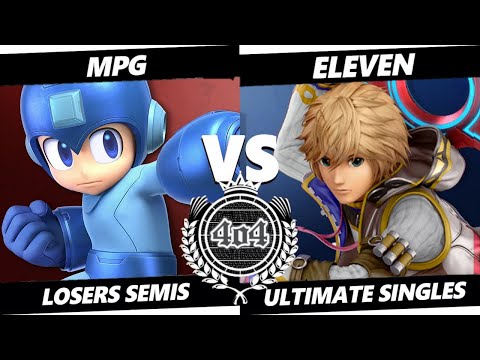 4o4 Smash Night 100 - NVR| MPg (Mega Man) vs GUMP2| Eleven (Byleth, Hero, Shulk) - Losers Semi-Final