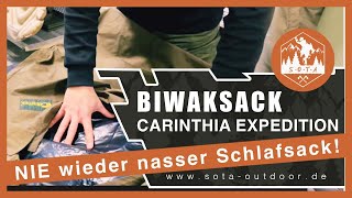 Ausgepackt! Der Carinthia Expedition Biwaksack: Nie wieder nasser Schlafsack auf meinem Outdoor-Trip