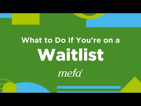  What to Do If You're on a Waitlist 