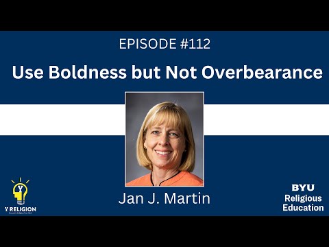 Use Boldness but Not Overbearance (Jan J. Martin) - YouTube