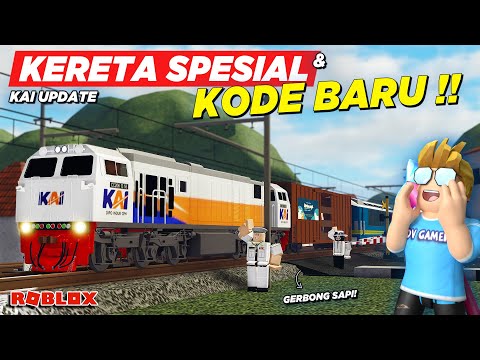 JADI MASINIS KERETA API GERBONG SAPI SPESIAL !! KODE REDEEM BARU RO SCALE KAI - Roblox Indonesia