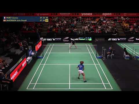 Match point - Léonice Huet vs Julie Dawall Jakobsen - WS, SF - Dutch Open 2023