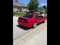JONES EXHAUST FULL BOAR MUFFLER - 2.5" on a stock Foxbody