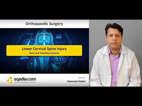 Lower Cervical Spine Injury | Burst and Teardrop Fractures