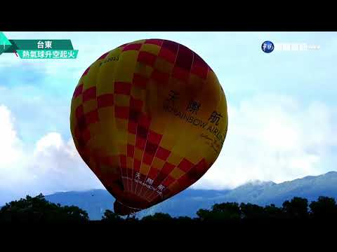 升空遇瞬間陣風起火 熱氣球急降樹林