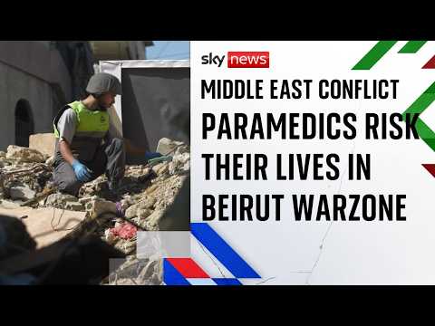 Paramedics risk their lives in Lebanon under daily threat of Israeli strikes