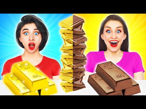 CHOCOLATE VS REAL FOOD CHALLENGE