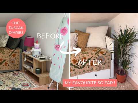 SMALL BEDROOM/HOME GYM MAKEOVER - I LOVE HOW IT TURNED OUT!