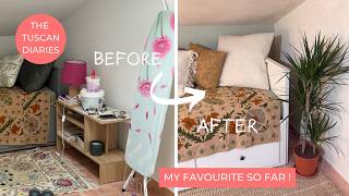 SMALL BEDROOM/HOME GYM MAKEOVER - I LOVE HOW IT TURNED OUT!