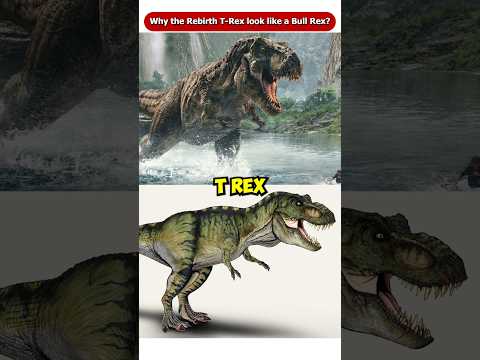 Why Does the Rebirth T-Rex Look like Bull T- Rex? Jurassic World Rebirth #Shorts #Viral