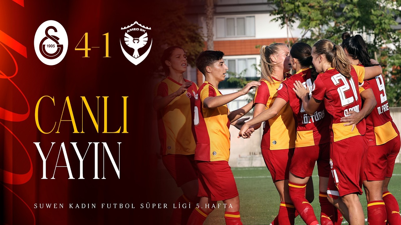 🔴 Galatasaray - Amed S. F. (Suwen Kadın Futbol Süper Ligi 5. Hafta)