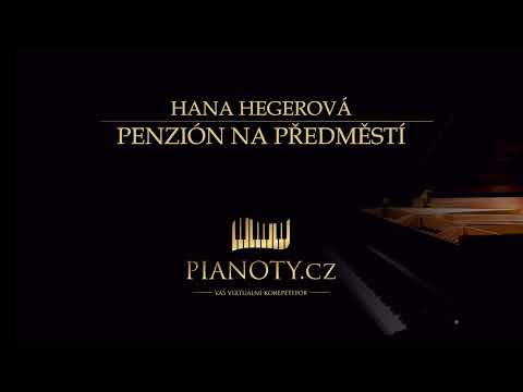 Hana Hegerová - Penzión na předměstí (klavírní doprovod / karaoke)