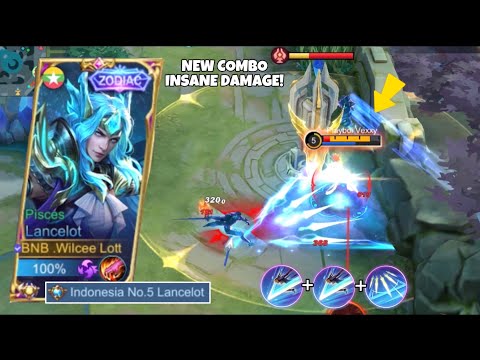 LANCELOT NEW COMBO FOR ONE SHOT DAMAGE!! | FAST HAND SPEED COMBOS | 22 KILLS HARD CARRY GAMEPLAY 🔥