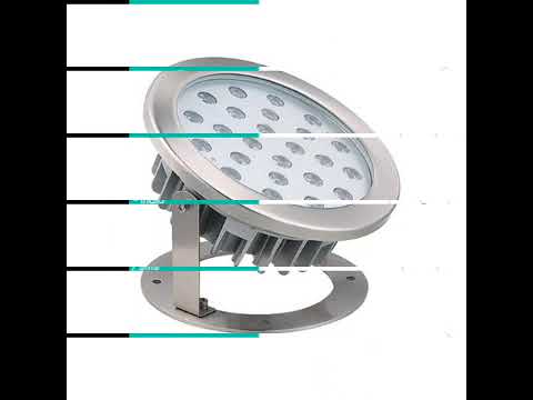 Crown stainless steel waterproof led light, size: 9
