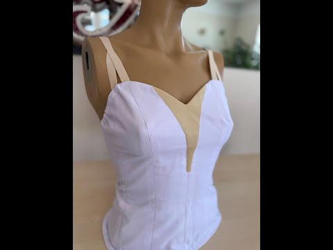 Basic bodice for the ballet tutu without decor T 0009 - video 12