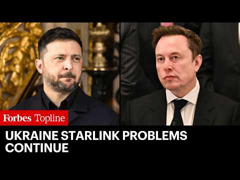 Zelenskyy Says Starlink Is Still Limited After Trump Claimed Musk Restored Connection