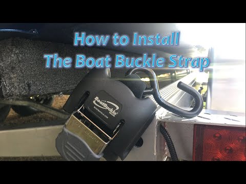 Installing Retractable Tie Down Straps on a Boat Trailer
