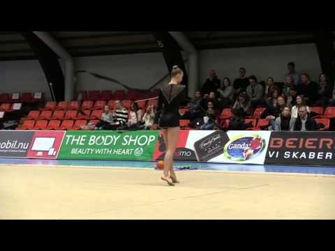 RG Nordisk Mesterskab 2016, Senior, Ribbon, Nicoline Sachmann, Danmark