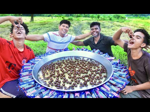 OREO GULAB JAM | Making Gulab Jamun Using Oreo Biscuit | Indian Dessert Sweets Recipe