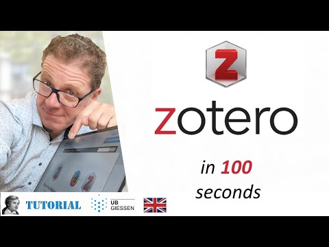 Zotero in 100 seconds