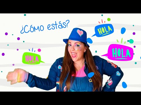 Hola hola ¿Cómo estás? La canción infantil para saludar (Preescolar) Saludar las manos