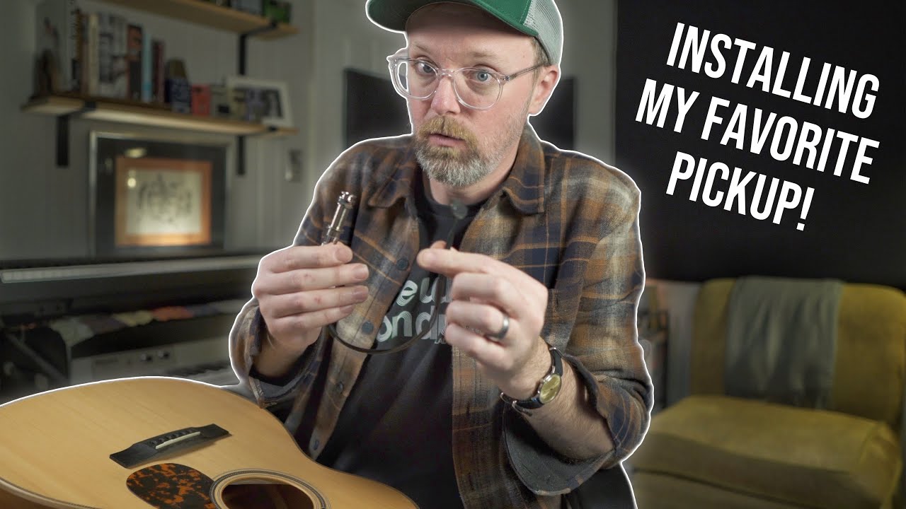 Installing my Favorite Acoustic Guitar Pickup - K&K Pure Mini - YouTube