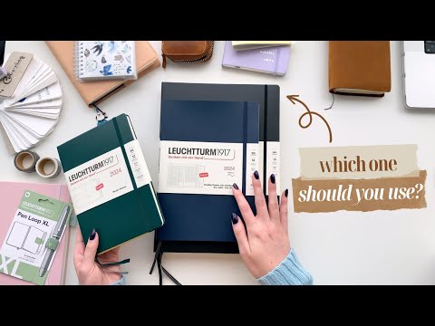 Comparing Leuchtturm1917 2024 Planners ✨ Daily, Weekly, and Monthly!