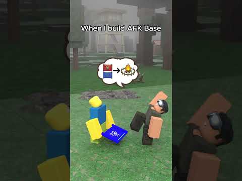 When I build AFK Base in 99 Nights in the Forest ☠️