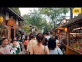 Walk China 4K - Broad and Narrow Alley - Chengdu Street Walking - Summer 2021