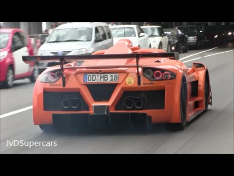 1000HP Gumpert Apollo Sport in Monaco! Accelerations & Burnouts!