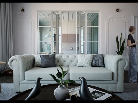 Unreal Engine Full Interactive Interior Walkthrough | Parisian Apartment
