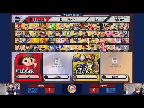GG Bergen Laksevåg 26 - Riksto vs YungFluff - Winners Round 2 - Smash 4