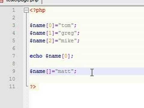 PHP Tutorial 12 Adding and Modifying Elements in an Array