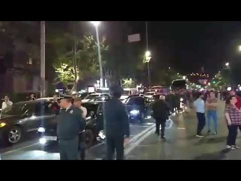 Դիմադրության շարժման մասնակիցները փակեցին Մաշտոցի պողոտան