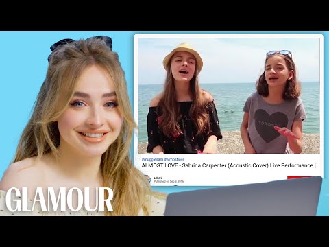 Sabrina Carpenter Watches Fan Covers on YouTube | Glamour